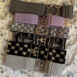 Equestrian elastic belts